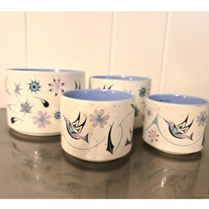 Native Northwest Art by Indigenous Artists Ceramic Measuring Cup Set New